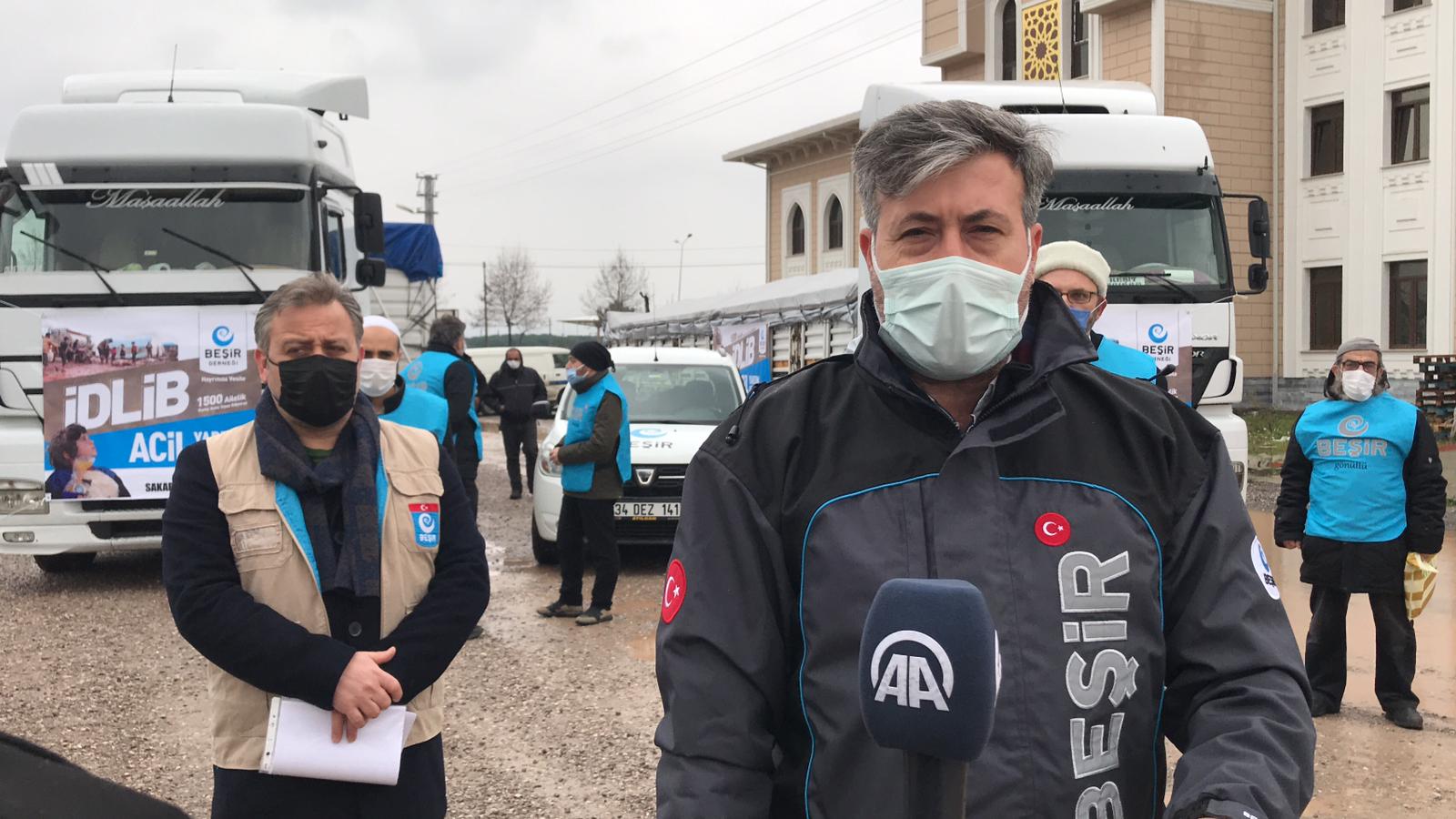 İdlib’e İnsani Yardım Konvoyu