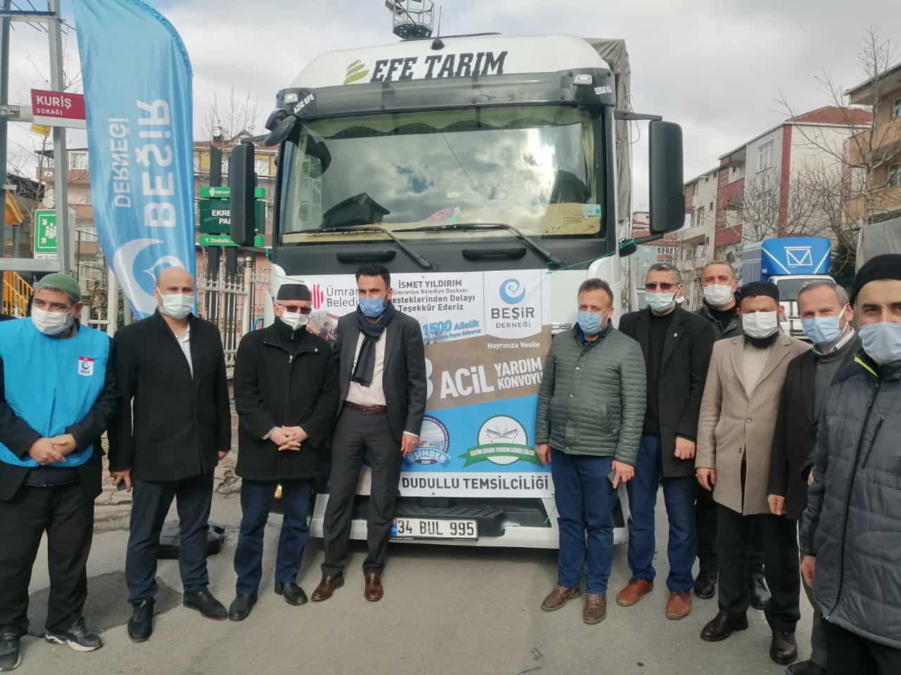 Dudullu’dan İdlib’e Yardım Eli